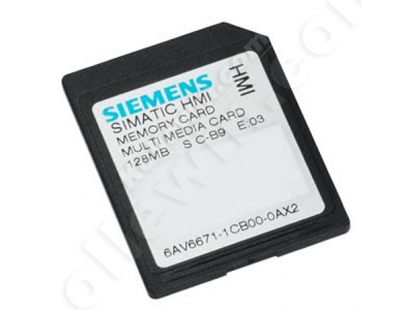 6AV6671-1CB00-0AX2 SIMATIC HMI MM MEMORY CARD 128 MB