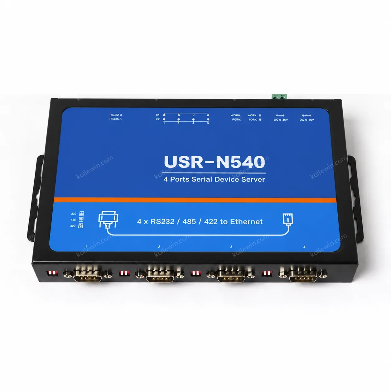 N540 RJ45 to Serial Port RS232 RS485 RS422 to Ethernet Converter Built-in Webpage Supported
