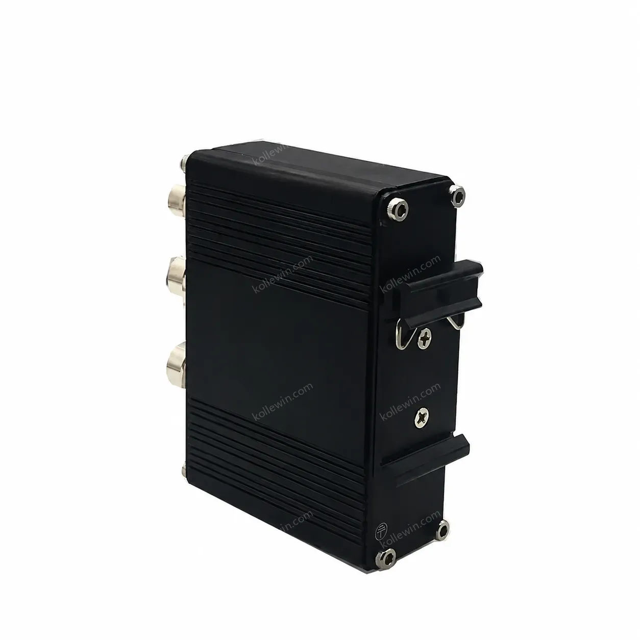 EN50155 Industrial 10/100/1000M 30W PoE Injector with M12 Connector Support DIN-Rail