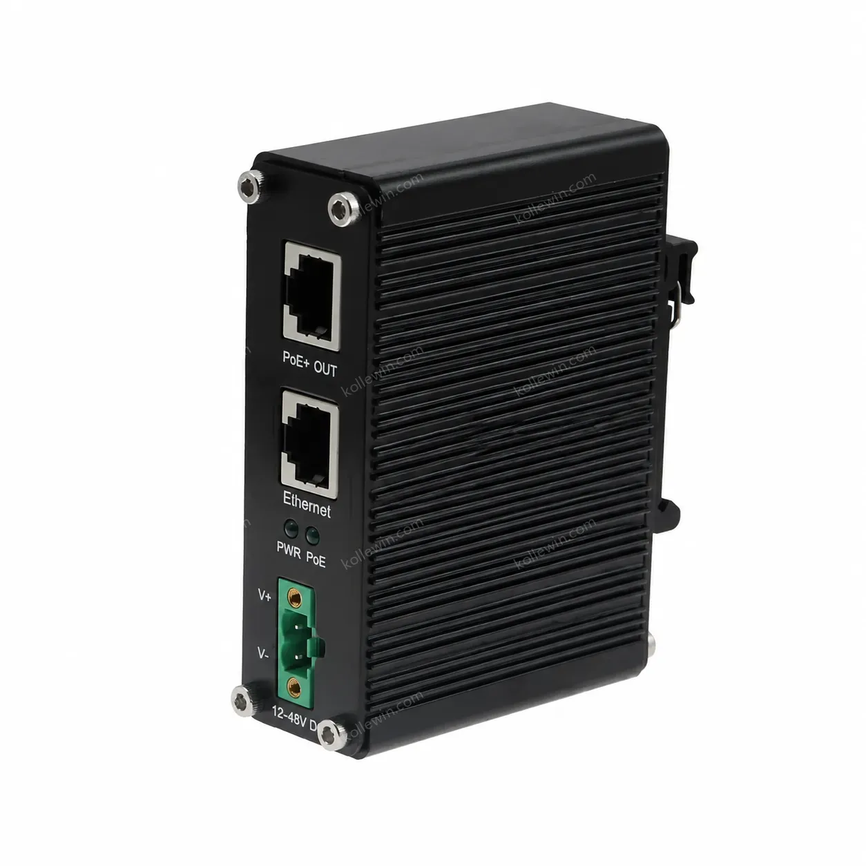 12~48V DC Power Input Industrial 10G PoE+ Injector