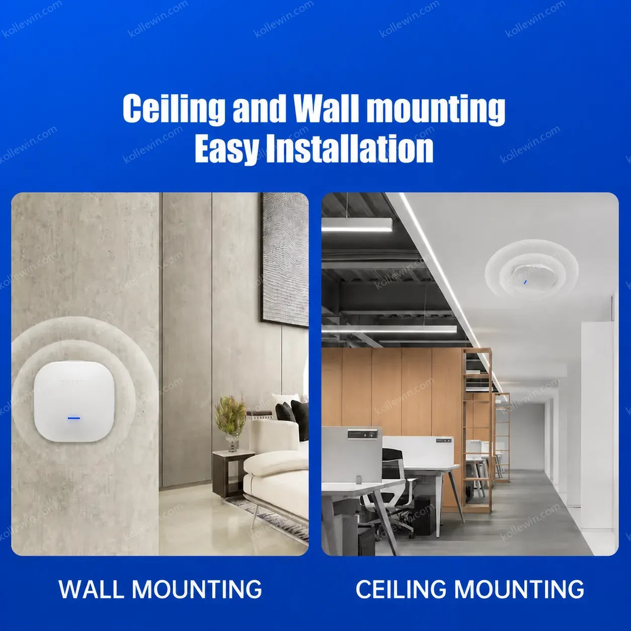 PUSR Dual Band WiFi6 Ceiling AP AX3000 2.5G WAN/LAN Port 802.3at PoE Wireless Access Point Support Router AP and Repeater AP310i