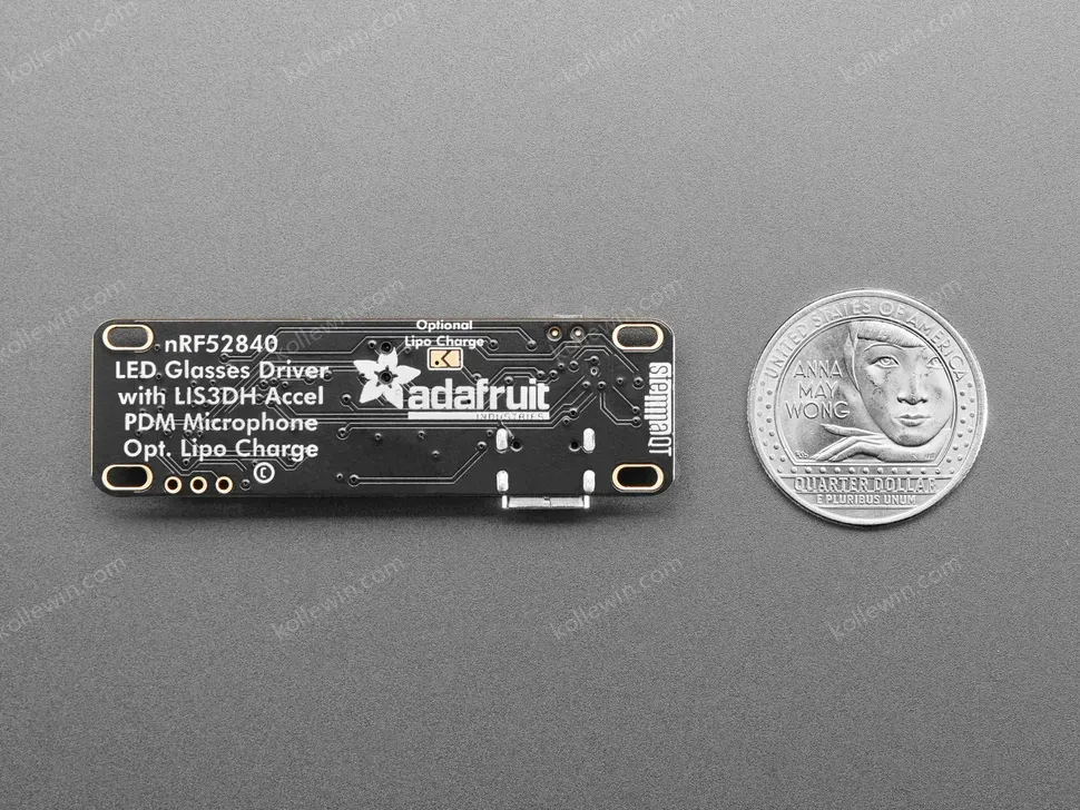 Kerdeep LED Glasses Driver - nRF52840 Sensor Board