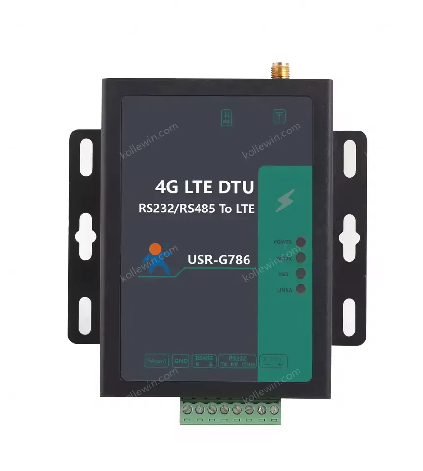 G786-G Global Frequency Industrial Cellular Modem 4G LTE RS232 or RS485 Port