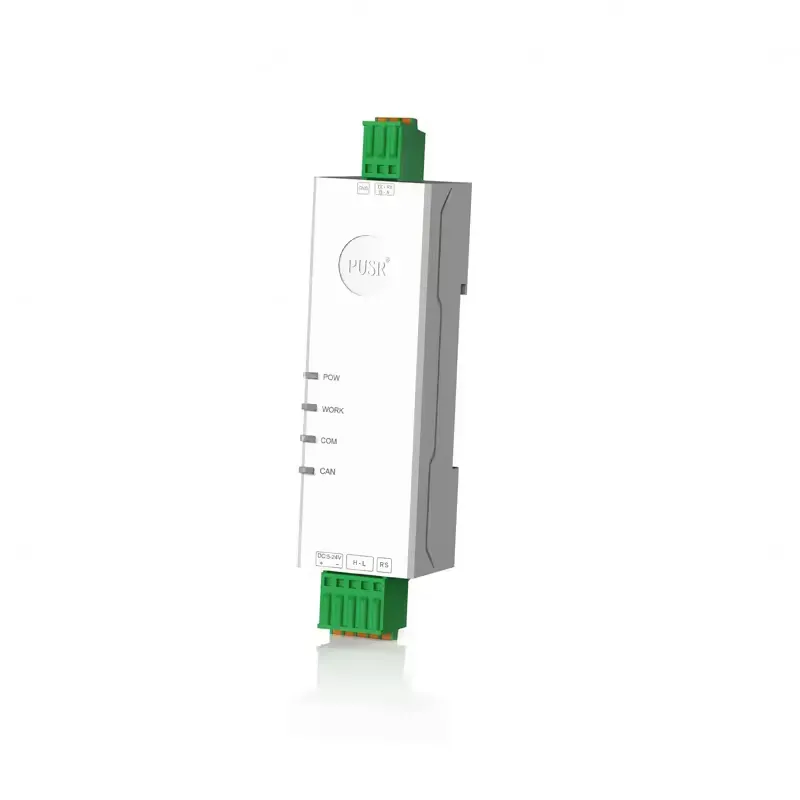 PUSR Lipstick Serial CAN Converter Supports Data Communication Conversion RS232/RS485 CAN USR-CAN114/112 Rail Mounting DC5-24V