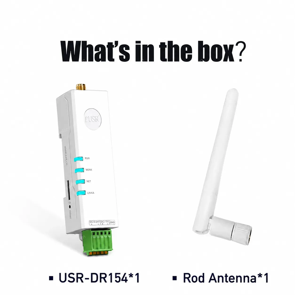 PUSR European Version of Din Rail 4G LTE Modems Ultra-small Size, Easy to Integrate Remote FOTA Upgrading Firmware USR-DR154-E