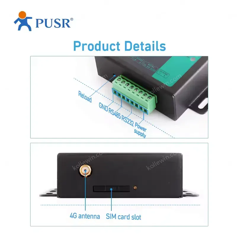 G786-G Global Frequency Industrial Cellular Modem 4G LTE RS232 or RS485 Port
