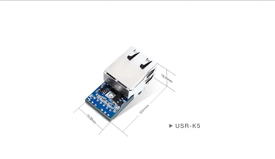 PUSR UART TTL to Ethernet Modules Easy to Config Industrial Design Ethernet Module USR-K5(Price for 3 Piece)