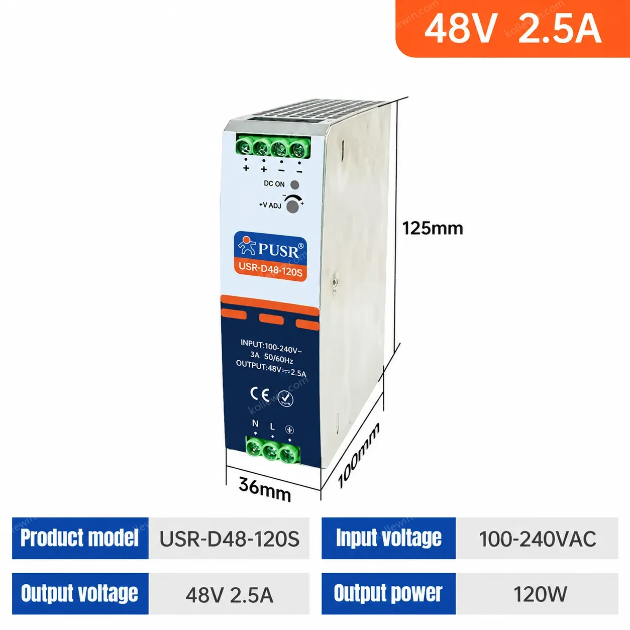 PUSR 5/8 Ports 100/1000M Unmanaged Industrial Ethernet Switches Plug & Play IP40 Protection Compact Size USR-ISG/ISF