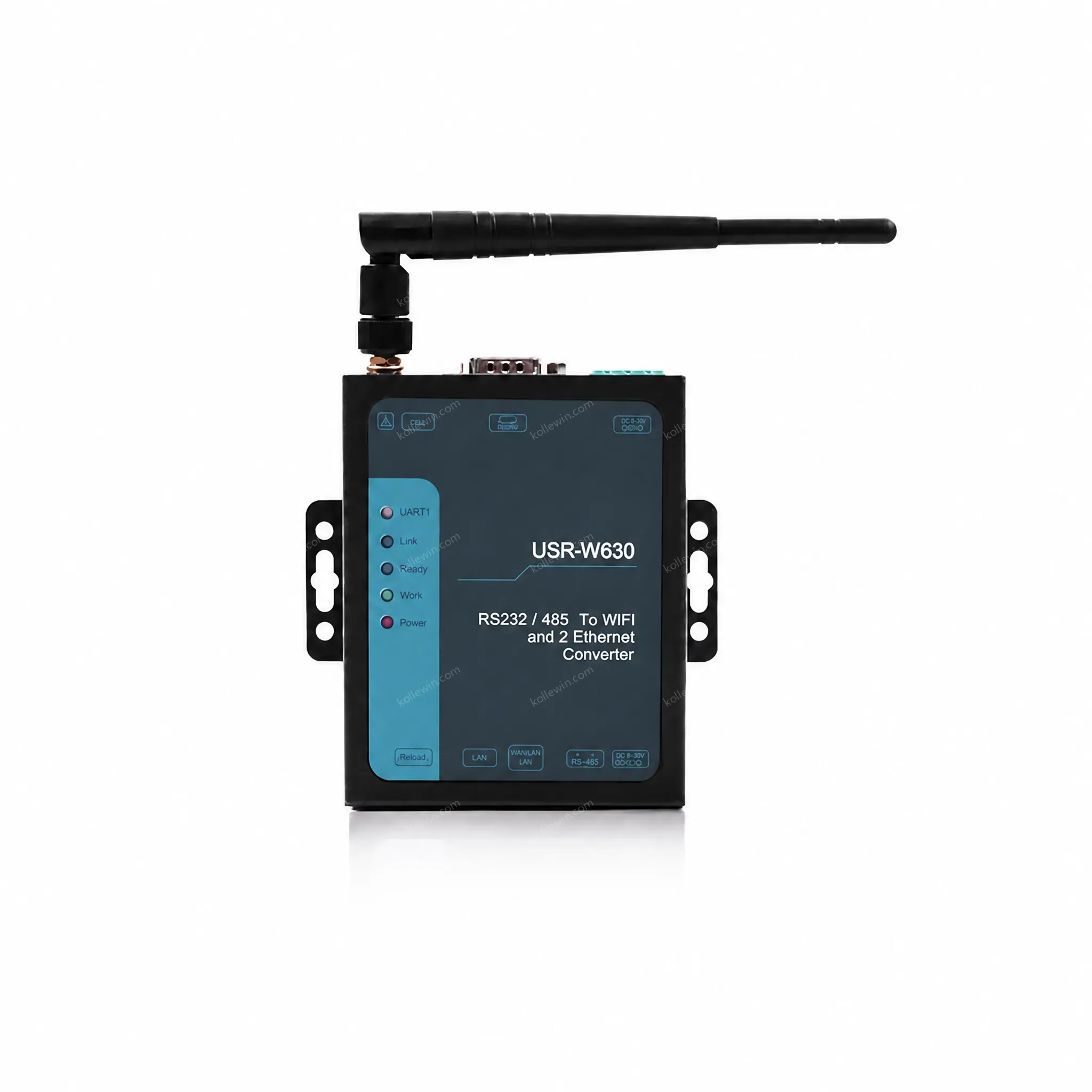 USR-W630 Industrial Serial To WiFi and Ethernet Converter, Two Ethernet ports, RS232 RS485