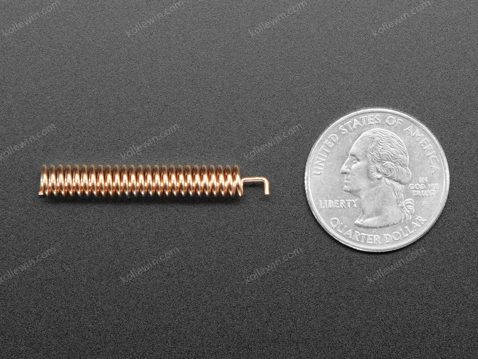 Simple Spring Antenna - 433MHz