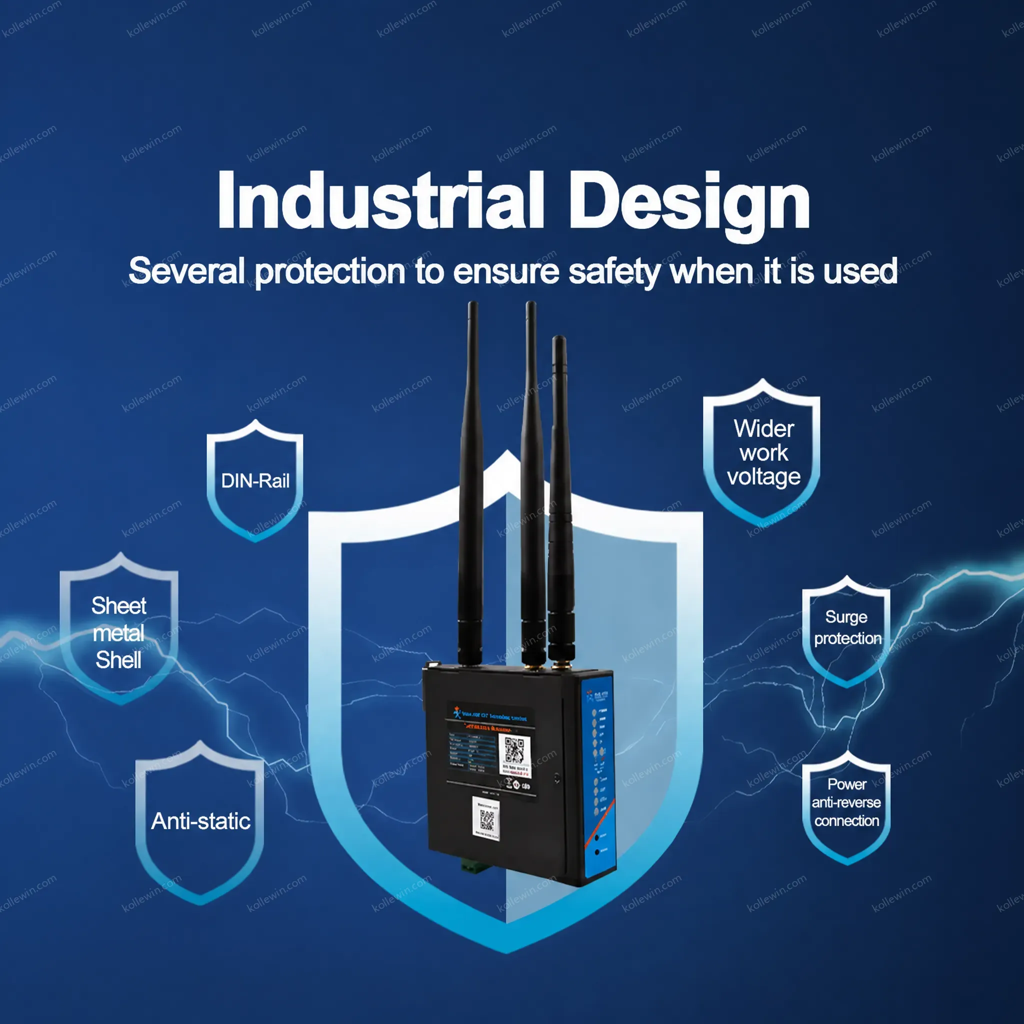 USR-G806-A North America Version Industrial 3G/4G LTE Router with Firewall PTCRB & ATT Support OpenVPN