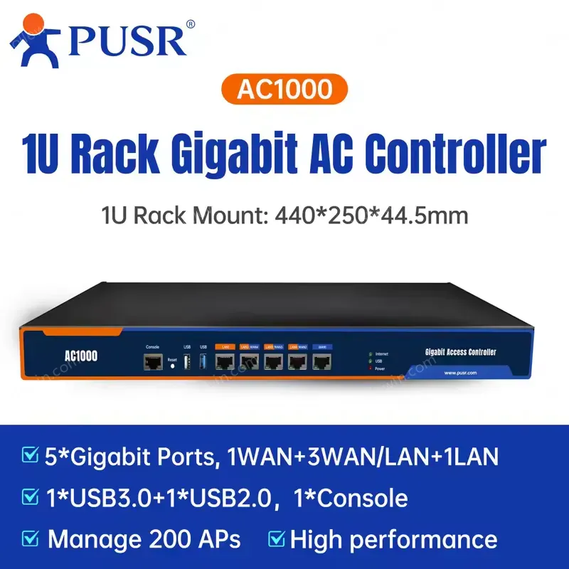 PUSR Industrial AP Qualcomm Core with 27dBm TX Power and External Antennas Wireless Access Point AP520X
