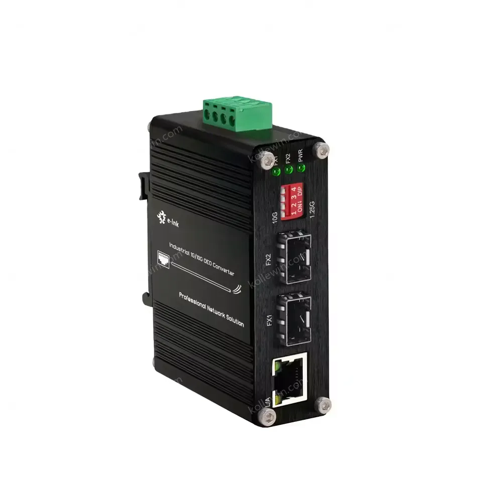 Industrial 1G/10G SFP+ OEO Converter & Media Converter | 3R Signal Regeneration, Dual-Rate Switchable, DWDM/CWDM