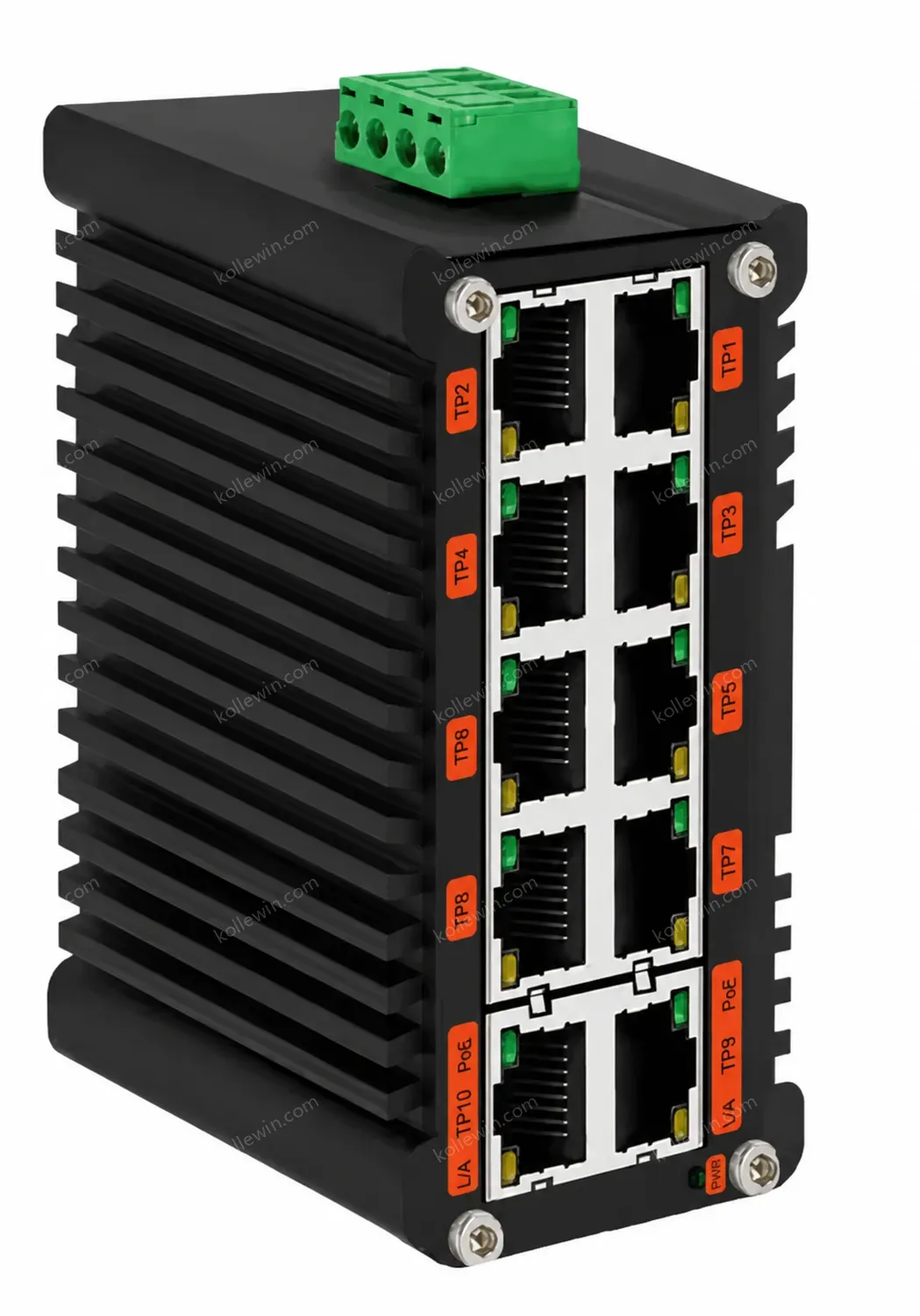 E-link LNK-TH010 10-Port 10/100/1000Mbps Industrial Compact Ethernet Switch