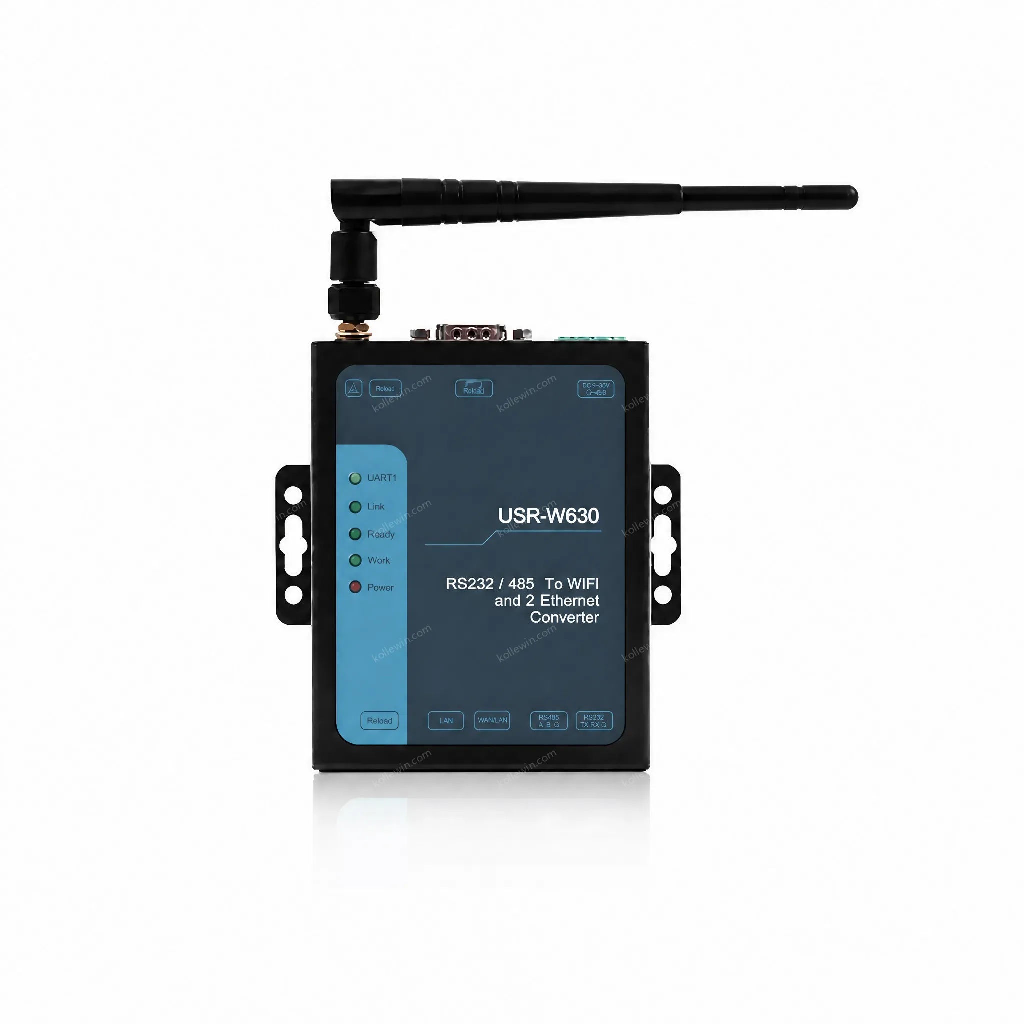 USR-W630 2 Ethernet Ports RS232 RS485 Serial to Wifi Converter Device Server Modbus Rtu to Tcp