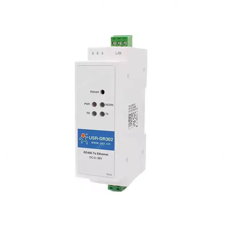 PUSR Support Modbus RTU to Modbus TCP Serial RS485 to TCP/IP Ethernet Converter USR-DR302