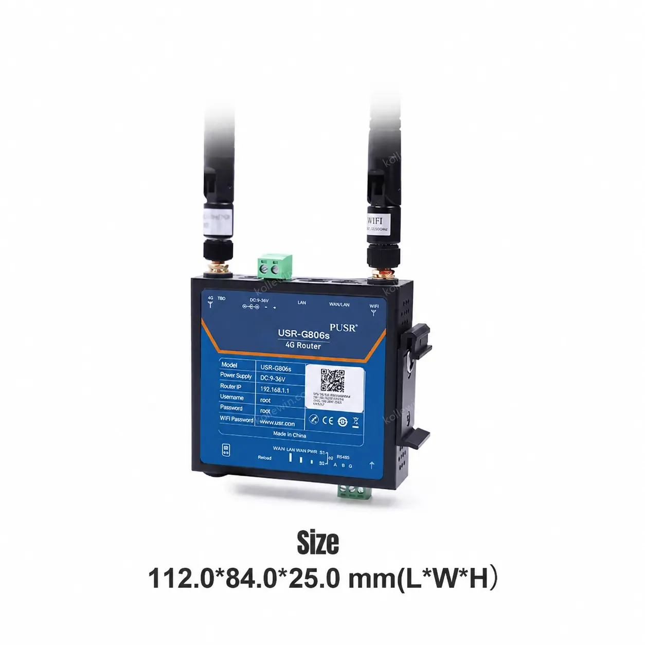 USR-G806s-EAU Outdoor WiFi Industrial 4G LTE Dual-Band Router Firewall Data Security VPN PPTP L2TP IPSec Enhanced OPENVPN GRE