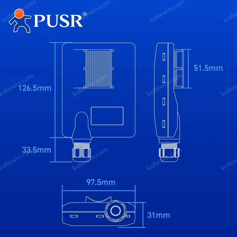 PUSR Point to Point/MultiPoint Gigabit Wireless Bridge 802.11a/n IPoll 3 15dBi with 1*RJ45, 10/100M LAN Ports up to 5KM ST508E