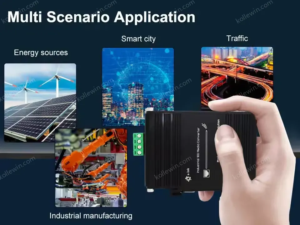 High-Power Industrial 10G PoE++ Fiber Media Converter, 802.3bt for Power-Hungry Devices, 10G SFP+ Uplink for Long Distance