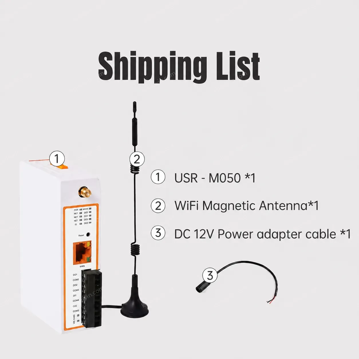 PUSR 52 Ports Remote IO Controller Input/Output IO Dual Band WiFi Ethernet Modbus/Json Expandable Network IO Gateway USR-M050