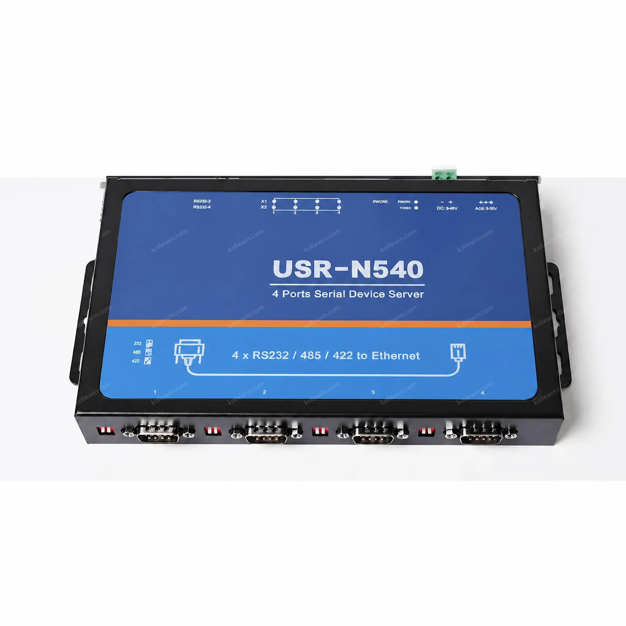 USR-N540 Modbus RTU to Modbus TCP 4 serial port rs232 to ethernet converter with SSL/TSL MQTT