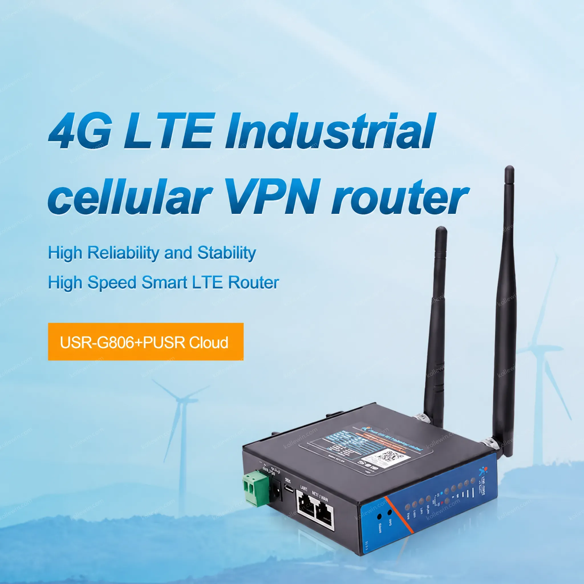 USR-G806-G Global Industrial 4g Lte WiFi Router Outdoor M2M Routers with Global Bands