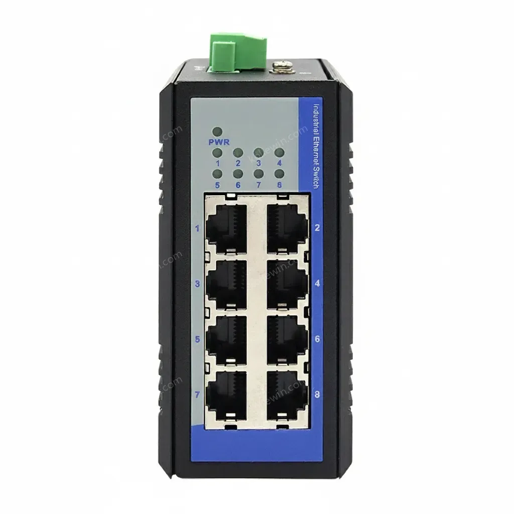 UOTEK 1000M UT-6408GC Industrial Ethernet Switch 8-Port RJ45 Network Unmanaged DIN-Rail Full/Half Duplex Gigabit Plug & Play