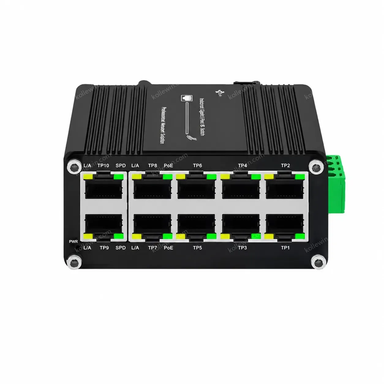 Industrial Switch Mini 8 PoE +2 RJ45 Switch 12-48V Input