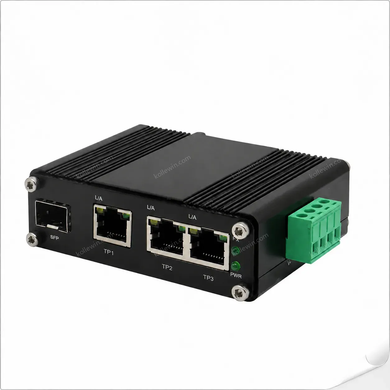 3 x 1000M RJ45 + 1 x 100M 1000M SFP Fiber Optic Industrial Gigabit Ethernet Switch with DIN rail