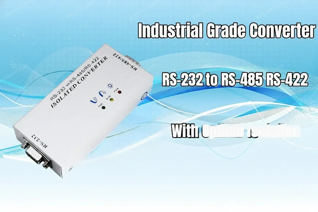 UOTEK RS-232 to RS-485 RS-422 Adapter Industrial DB9 RS232 to RS485 Converter RS422 Connector Isolation ESD Anti-Surge UT-208