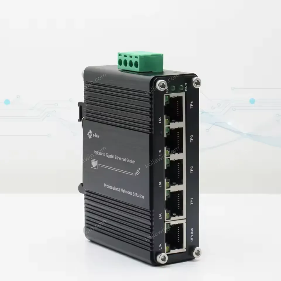 E-link LNK-IMC005-2.5G Mini Industrial 5-Port 10/100/1000/2500Base-T Ethernet Switch