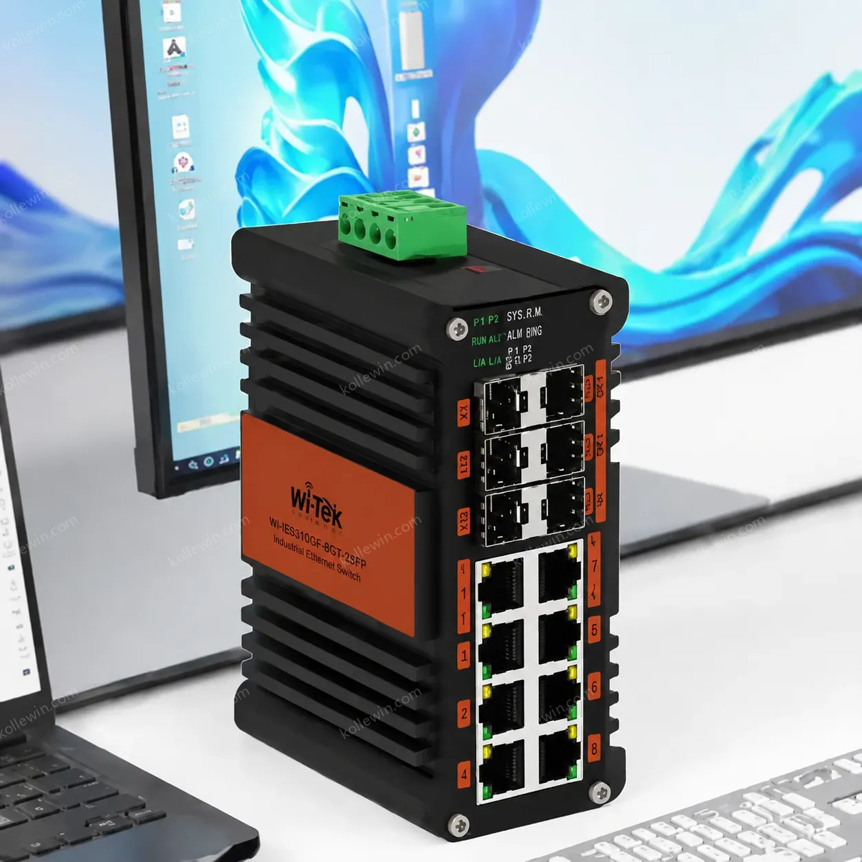Industrial L2+ 8-Port 10/100/1000T 802.3at PoE + 4-Port 1G SFP + 2-Port 10G SFP+ Managed Ethernet Switch