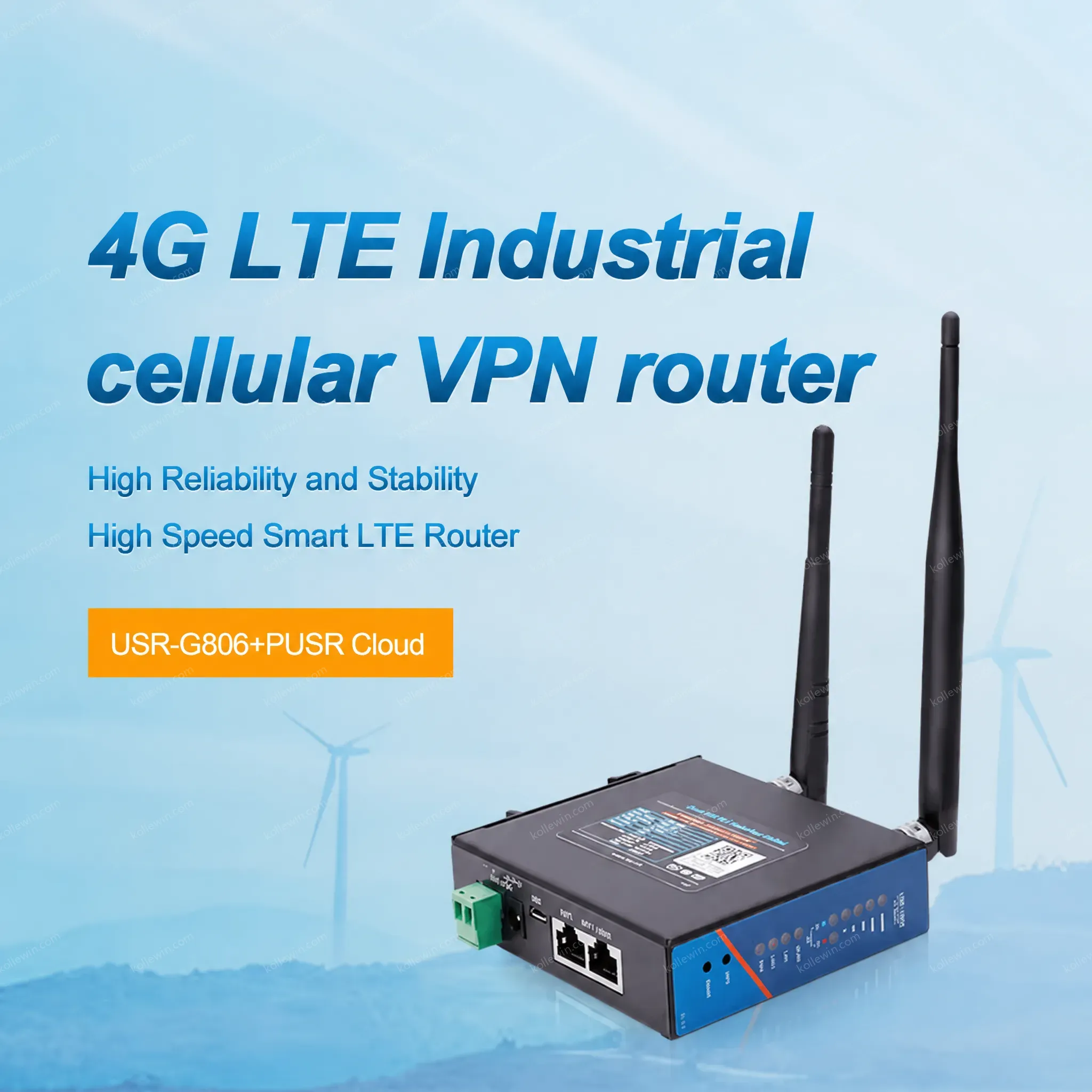 USR-G806-G Global Industrial 4g Lte WiFi Router Outdoor M2M Routers with Global Bands