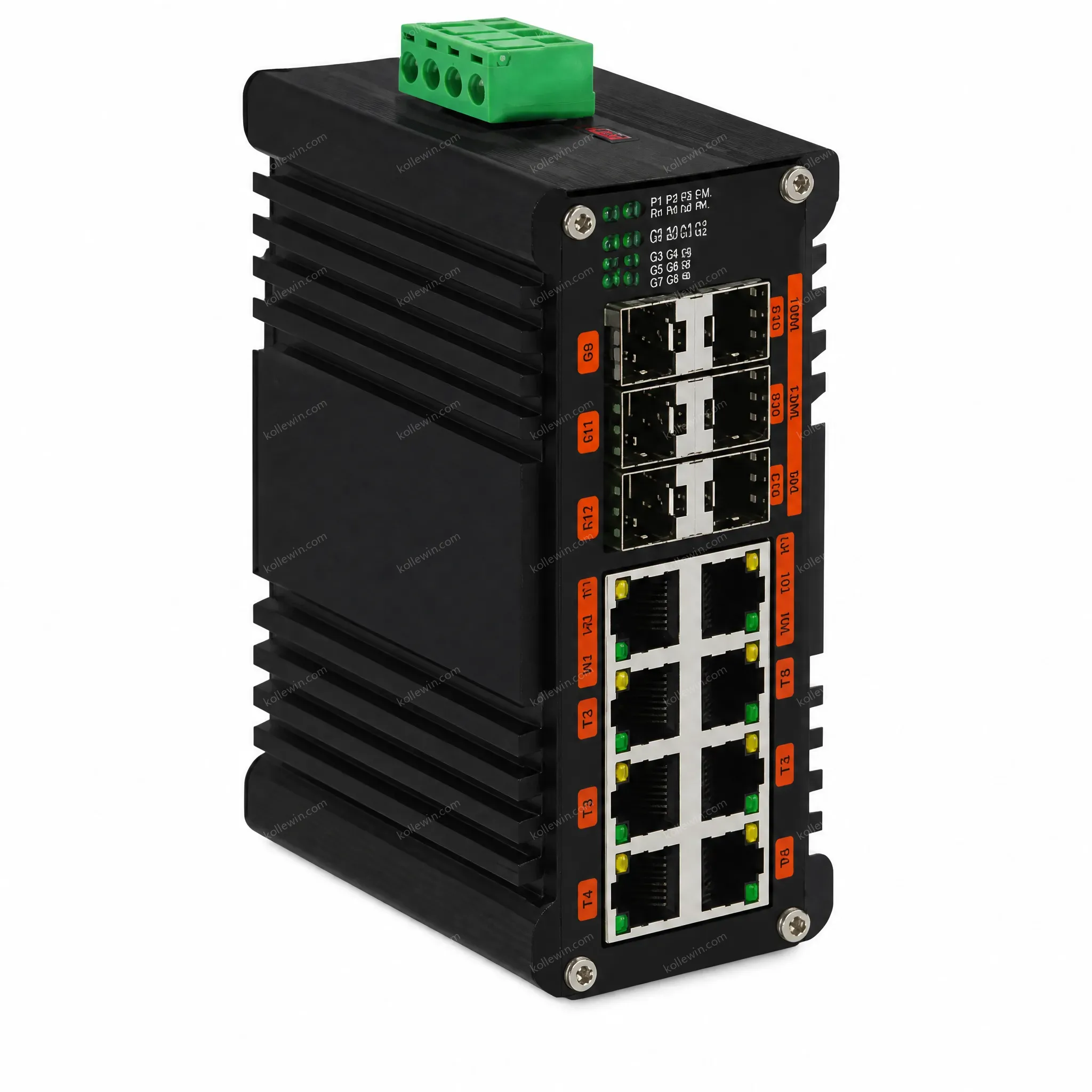 Industrial L2+ 8-Port Gigabit 802.3at PoE + 4-Port 1G SFP + 2-Port 10G SFP+ Managed Ethernet Switch for Outdoor Networking