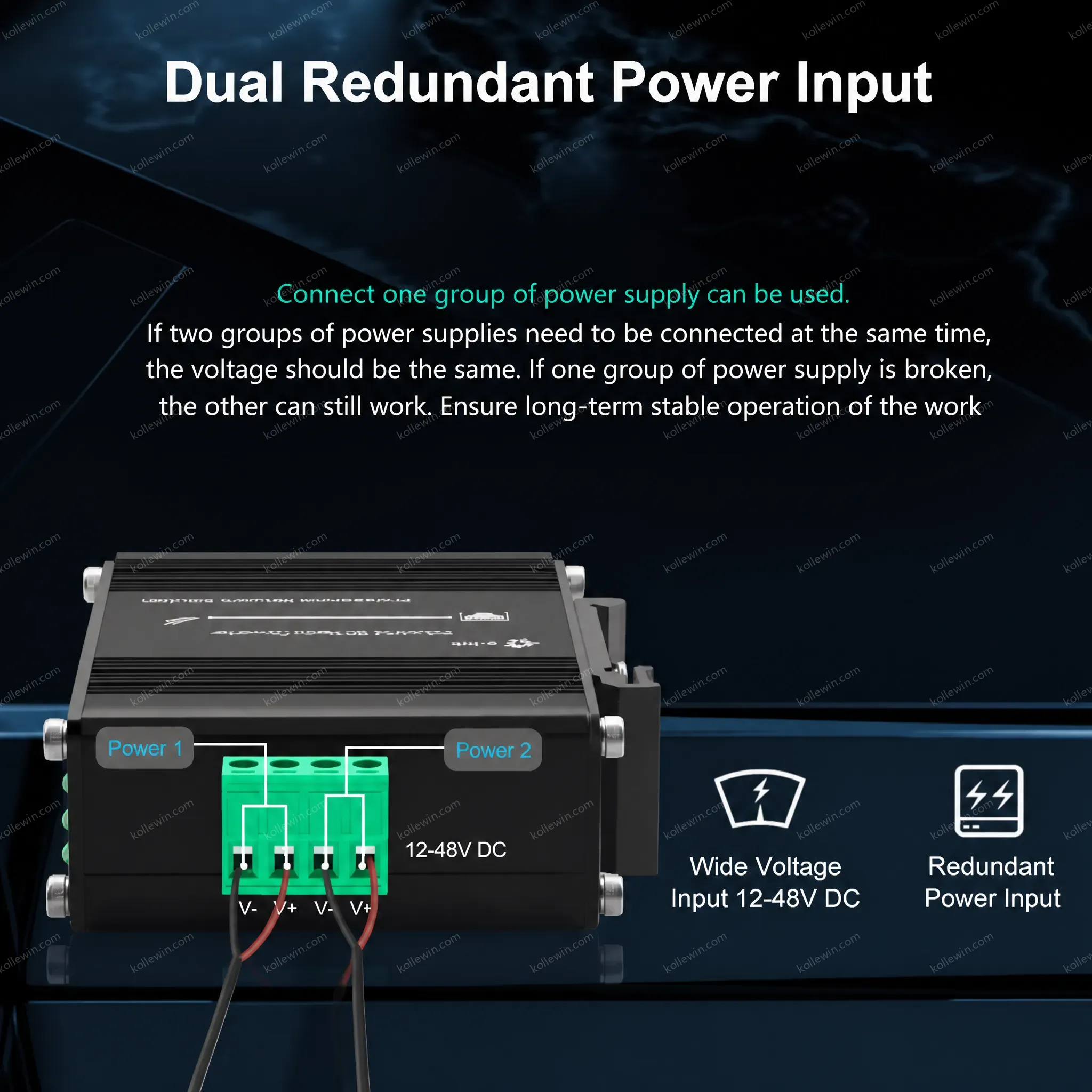 Industrial 10G Multi-Gigabit PoE++ to SFP+ Media Converter with 95W Max Power for Harsh Environment