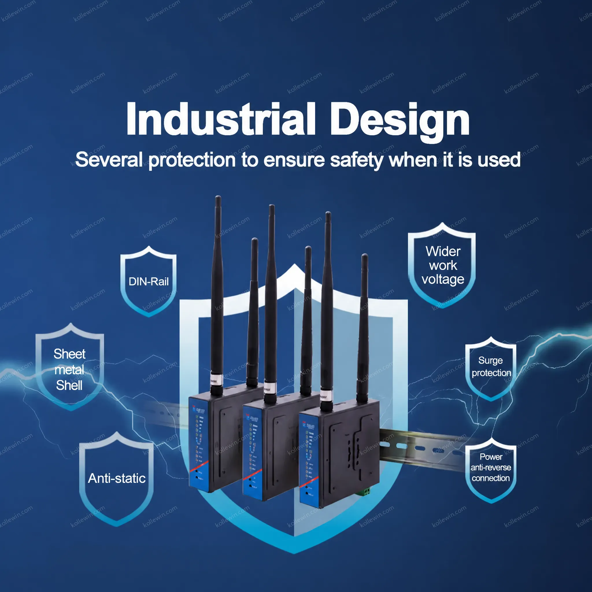 G806-AU Australia & Latin America & New Zealand & Taiwan M2M Industrial WCDMA 3G 4G VPN WIFI Router for Bus / Car / Vehicle