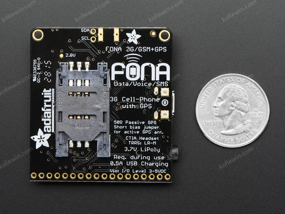 Kerdeep FONA 3G Cellular Breakout - American version - Without Free Ting Sim Card