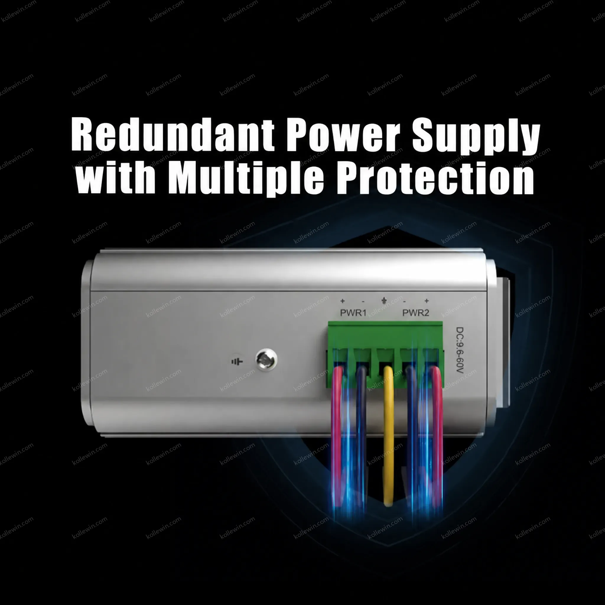 PUSR Industrial Gigabit Ethernet Switch 5 /8 Ports With 10/100/1000Mbps Din-Rail Mounting Easy to Installation USR-ISG/ISF