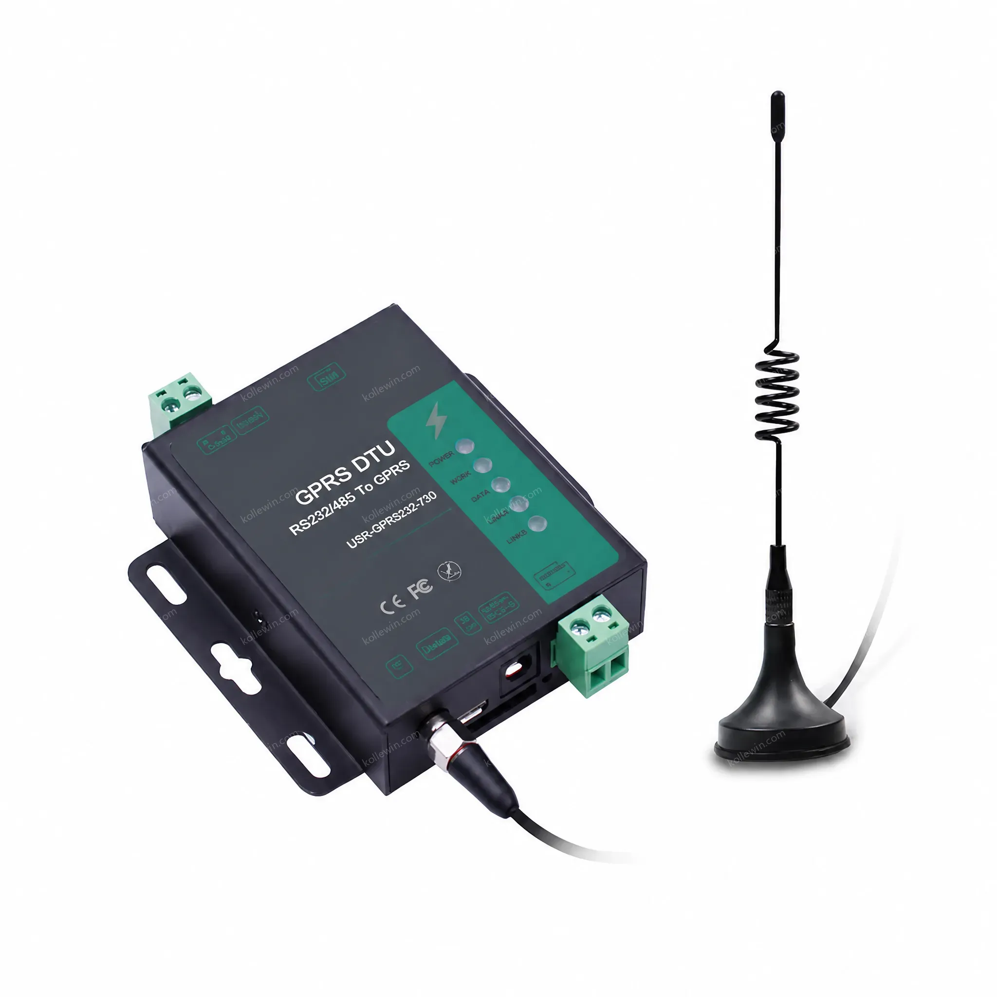 GPRS232-730 GPRS DTU Cellular Modem Serial RS232 RS485 to GPRS Support GSM GPRS
