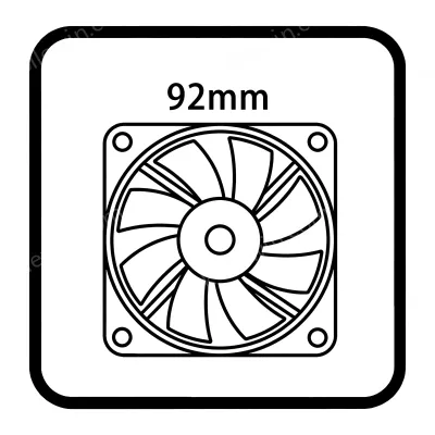 92mm dc fan