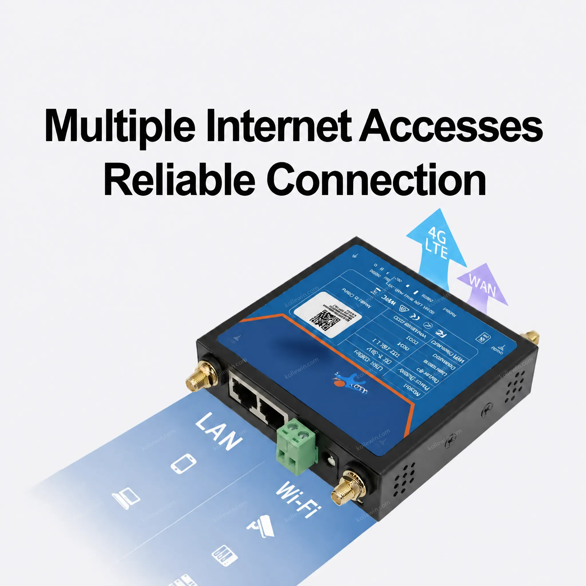 PUSR 1*WAN/LAN Configurable, 1*LAN, and 1*RS485 With GNSS Location Industrial 4G LTE Router USR-G806s-G