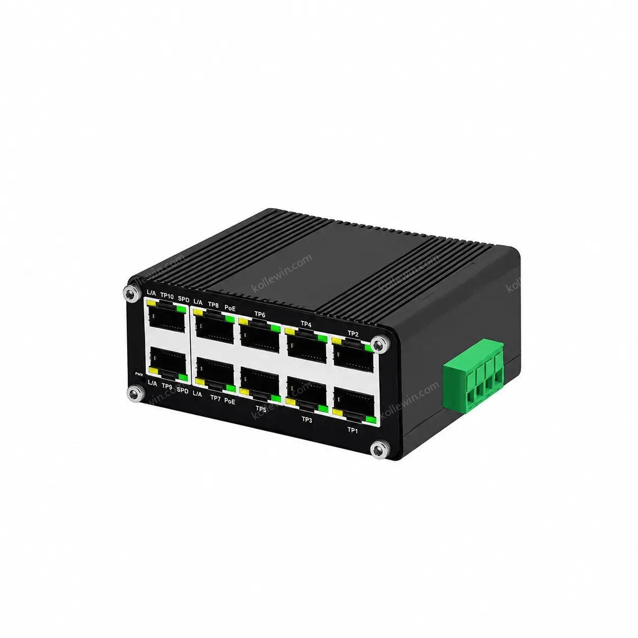 Industrial Switch Mini 8 PoE +2 RJ45 Switch 12-48V Input