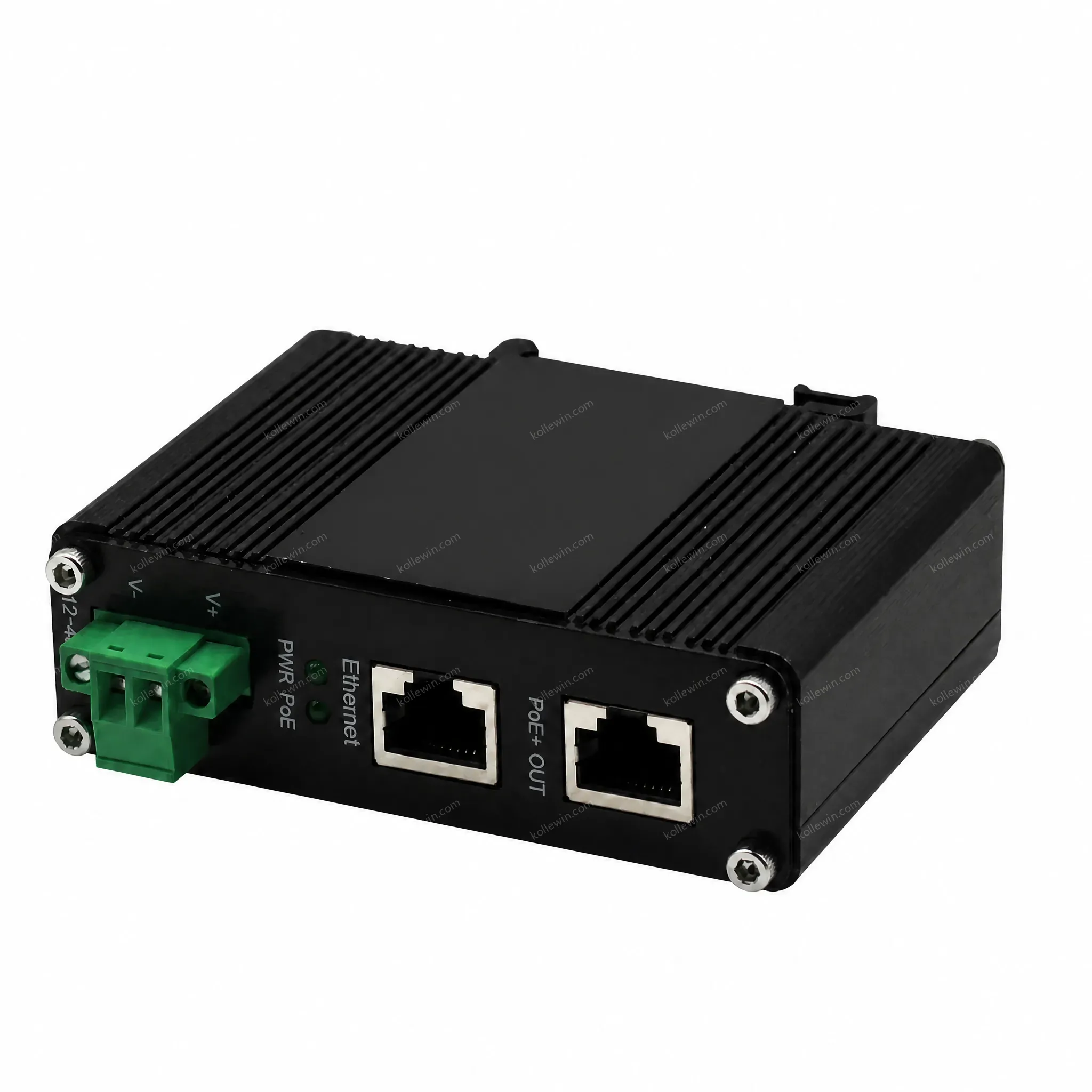 Industrial Gigabit PoE Injector IEEE802.3af at 30W PoE Standard for CCTV PD PoE Cameras 12~48V DC Power Input