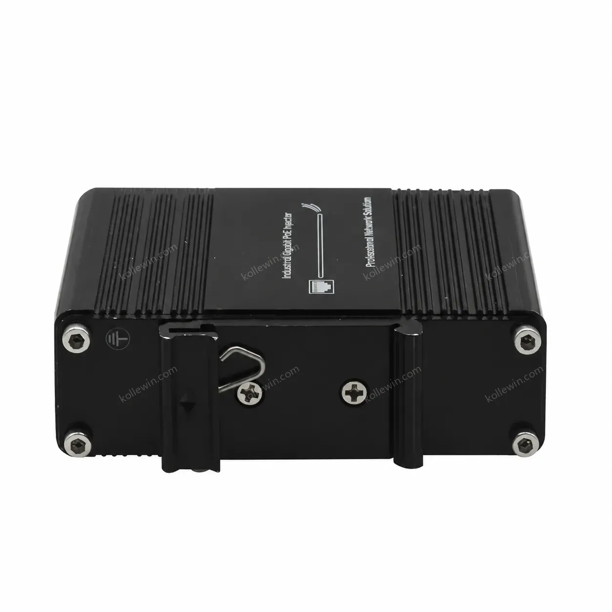 Industrial Gigabit 60W PoE Injector 12 to 48V DC Input with Power Booster for powering CCTV Cameras