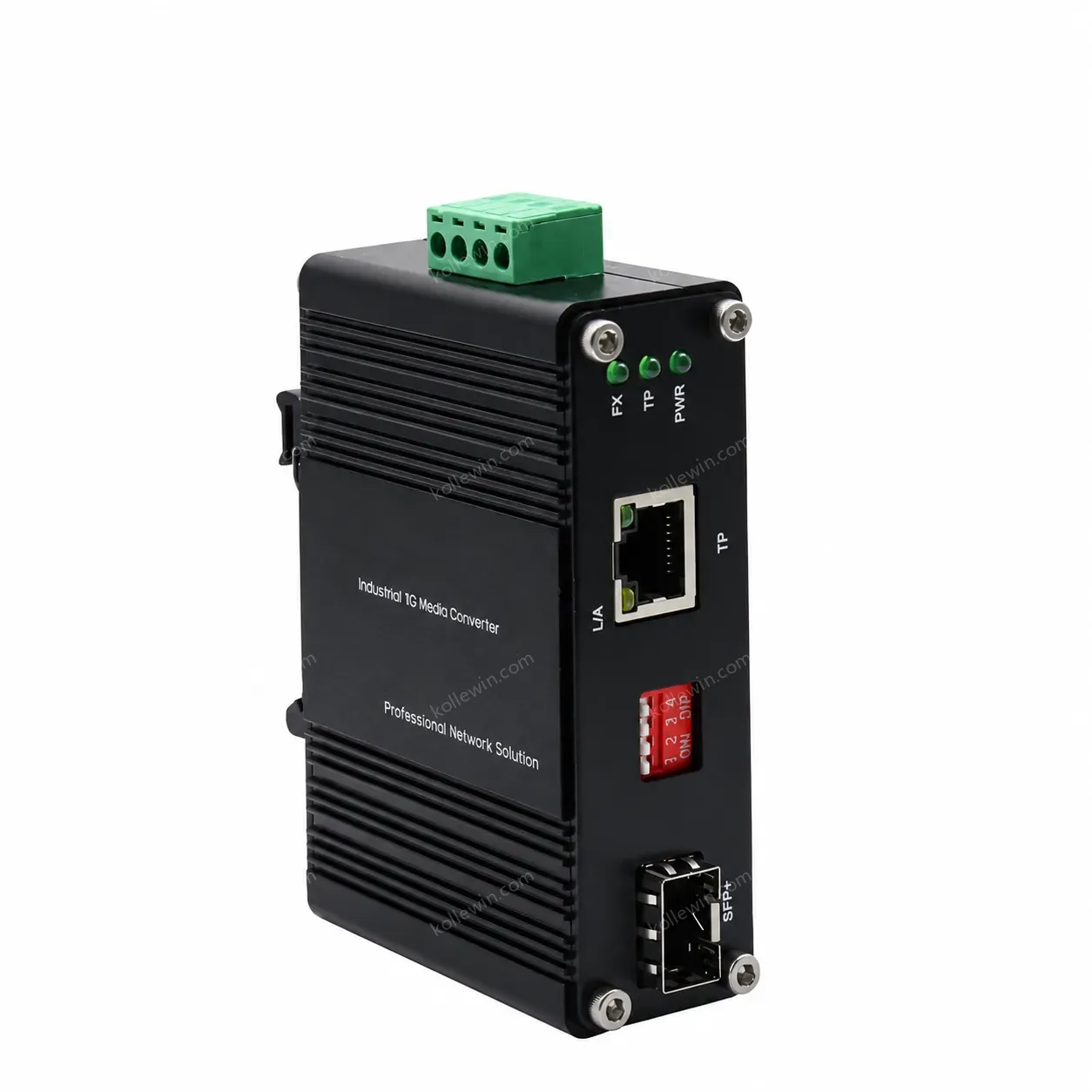 Mini Industrial Fiber Media Converter 10G 5G 2.5G 1G 100M Copper RJ45 to 10G SFP+ Port with IEEE802.3at bt 30W 60W 90W PoE