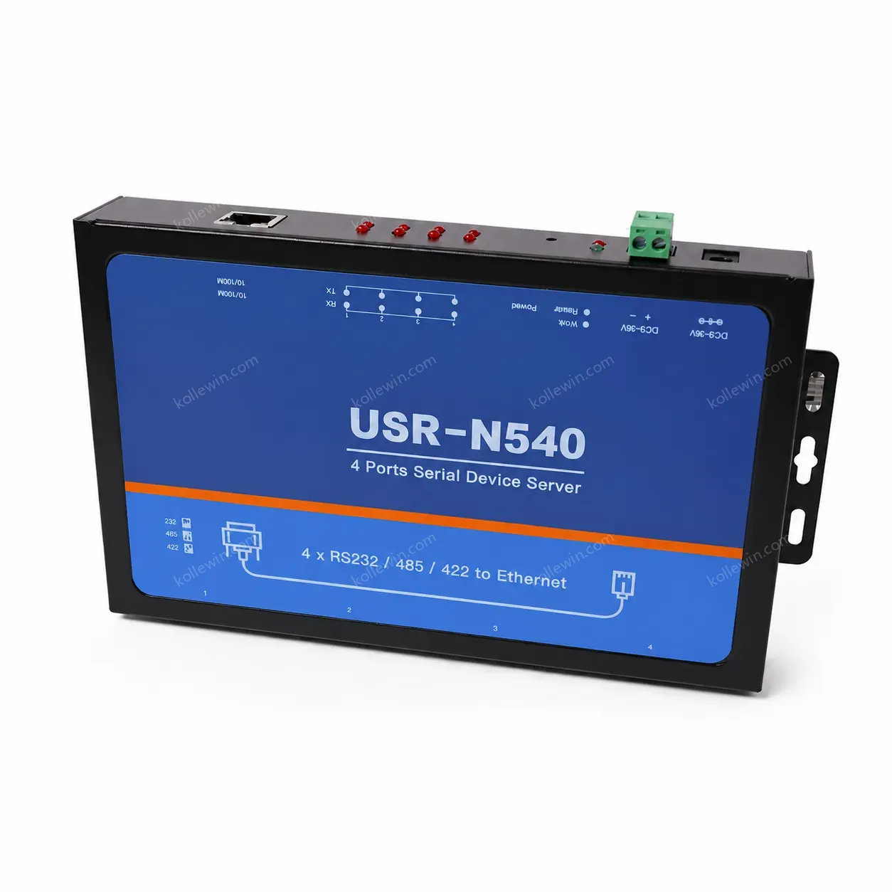 N540 RJ45 to Serial Port RS232 RS485 RS422 to Ethernet Converter Built-in Webpage Supported