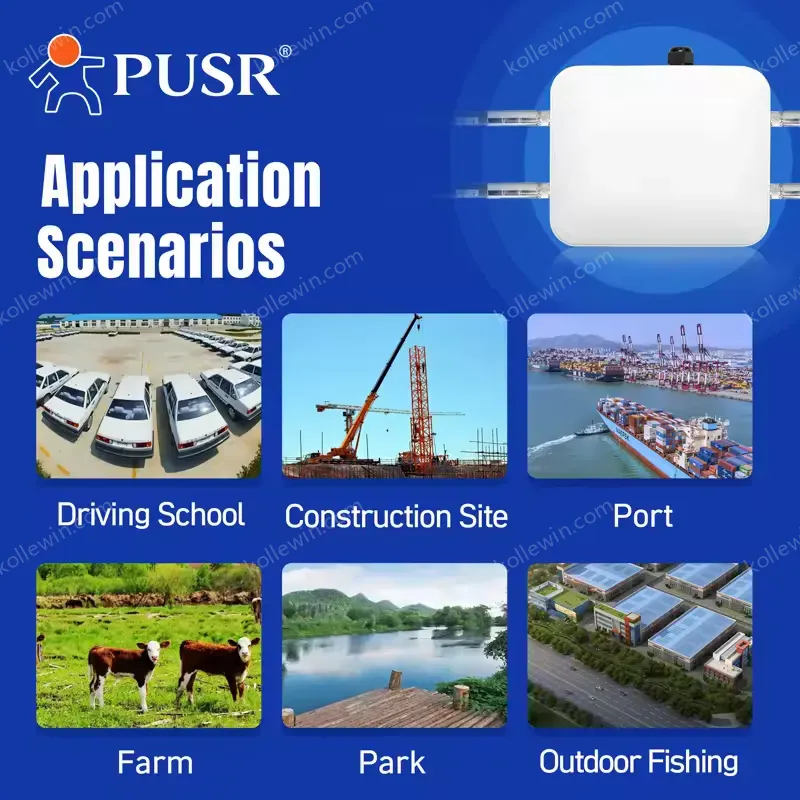 PUSR Outdoor Wireless Access Point AP520X Supports Dual AP Modes (Fat & Thin) Qualcomm Chipset IoT Application