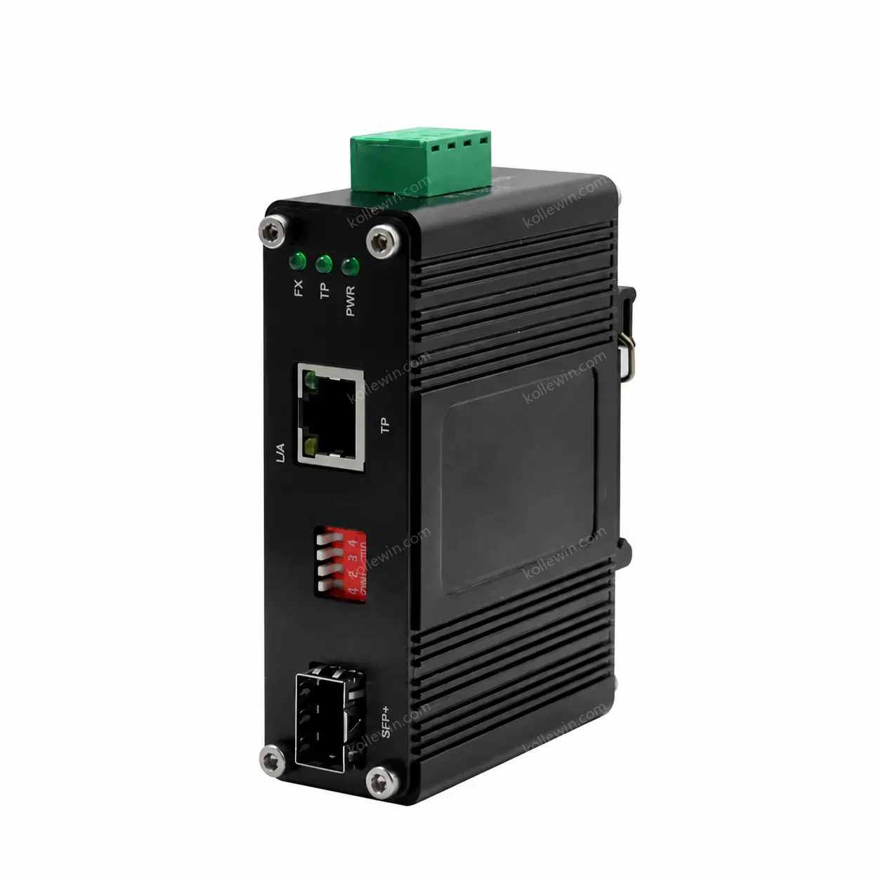 Mini Industrial Fiber Media Converter 10G 5G 2.5G 1G 100M Copper RJ45 to 10G SFP+ Port with IEEE802.3at bt 30W 60W 90W PoE