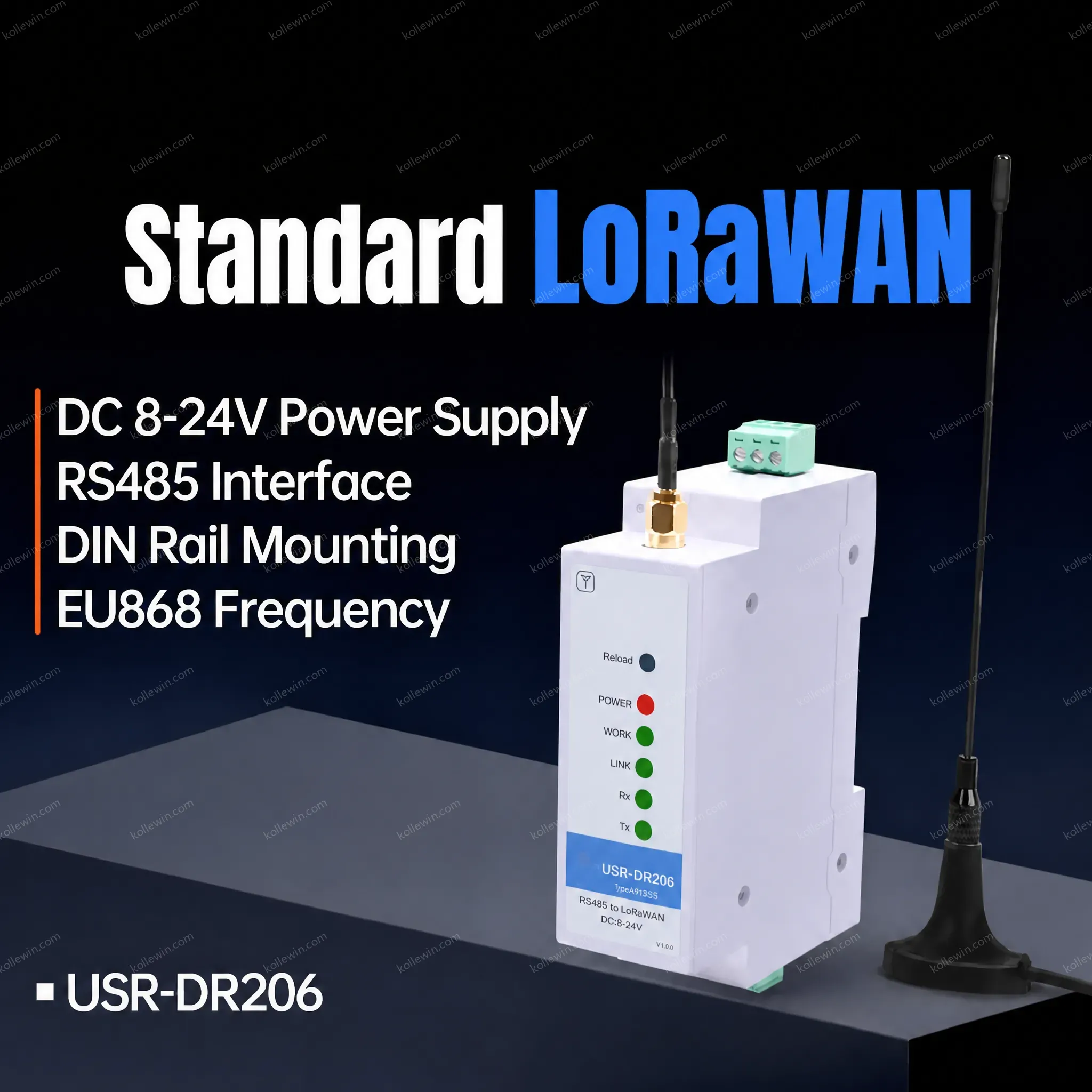 PUSR RS485 to LoRaWAN Converter Standard Activation Methods OTAA and ABP USR-DR206/DR216