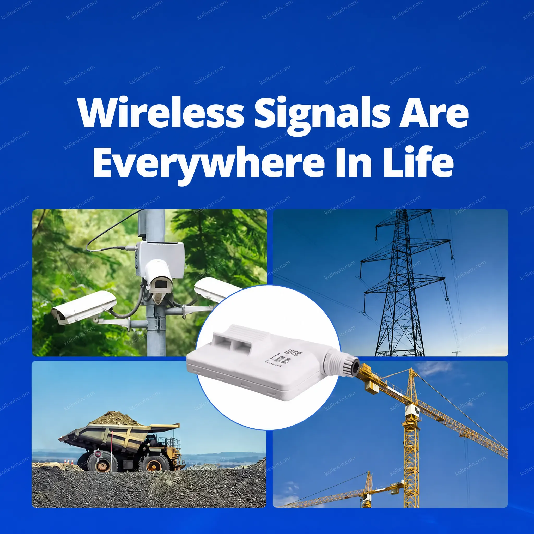 PUSR Point to Point/MultiPoint Wireless Bridge with 5.8G WiFi 15dBi Antenna 5km IP66 Water-Proof up to 64 Points USR-ST515N CPE